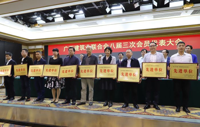 公司副總經(jīng)理周興耀代表公司上臺領(lǐng)取牌匾。李立云 攝.jpg
